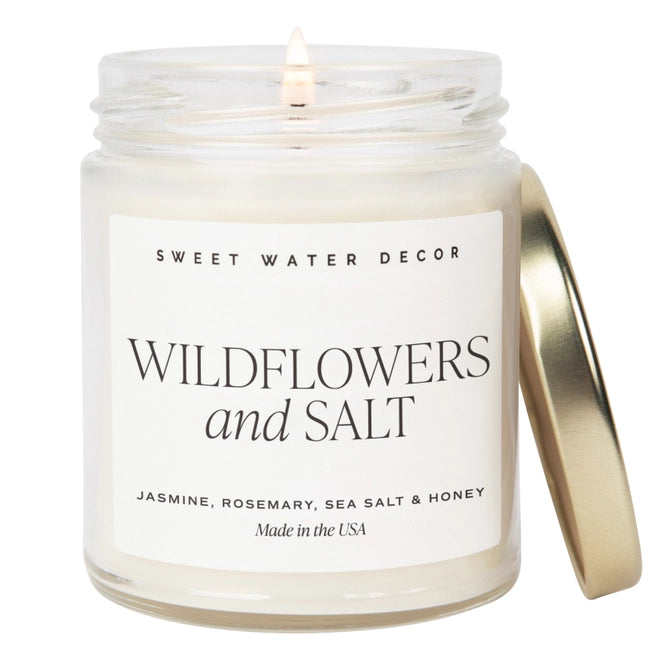 Wildflowers and Salt Soy Candle