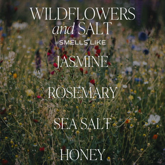 Wildflowers and Salt Soy Candle