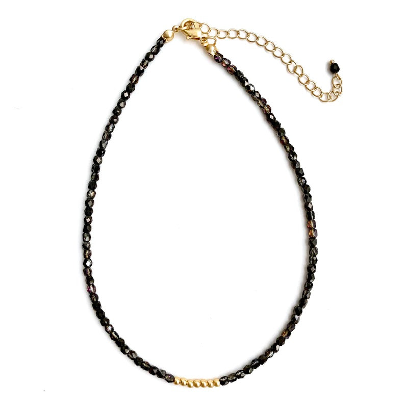 Free Spirit Choker in Off Black