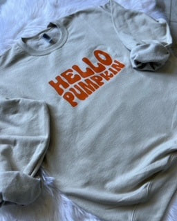 Hello Pumpkin Fall Sweatshirt