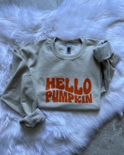 Hello Pumpkin Fall Sweatshirt